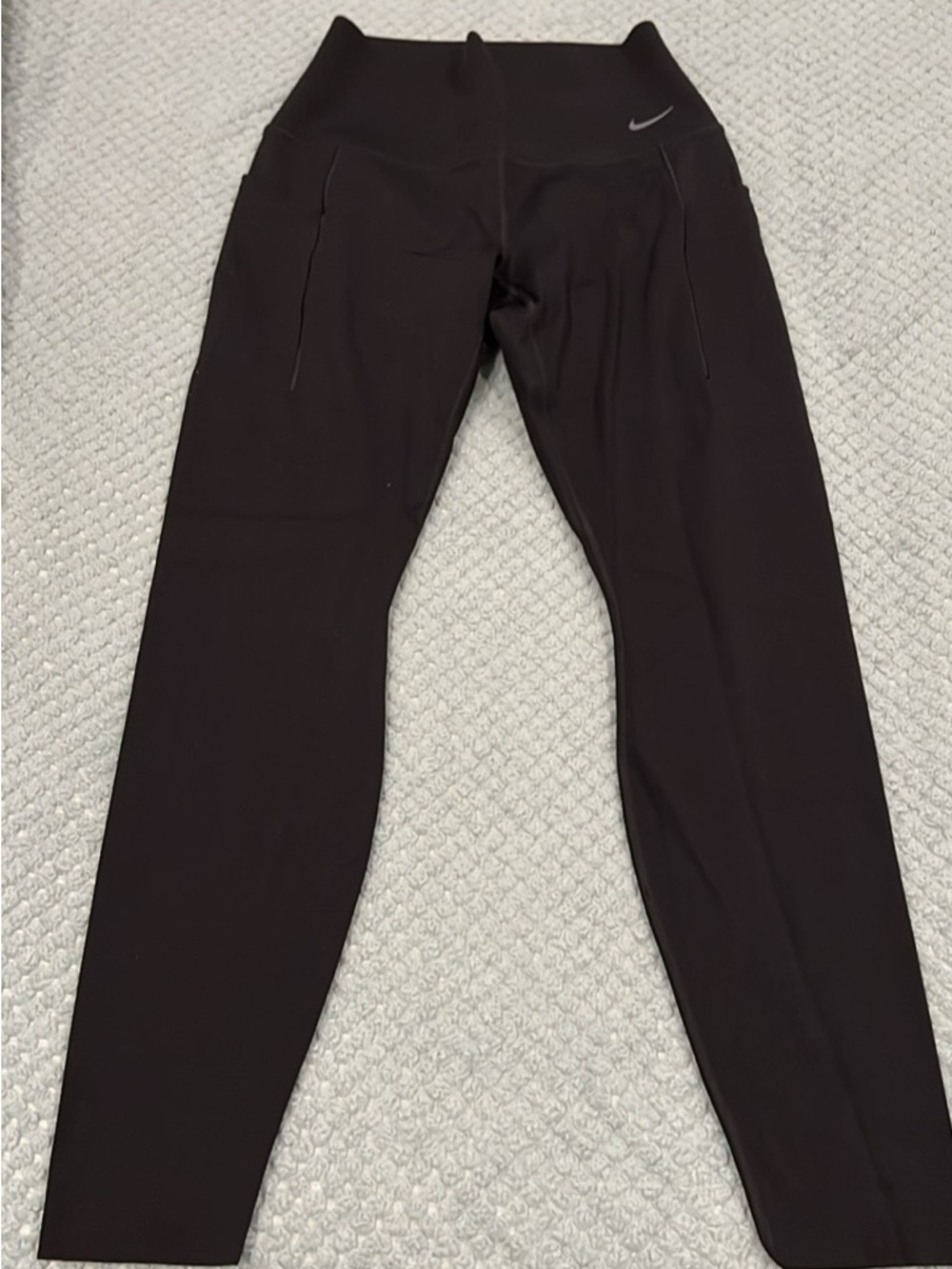Nike Black Dri-Fit Performance Leggings with Subtle Swoosh